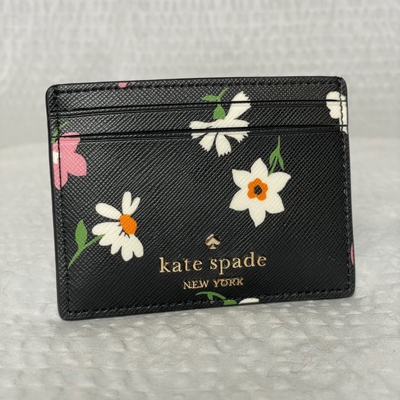 Kate Spade Madison Floral Waltz Small Slim Card Holder - NWT - Picture 5 of 6